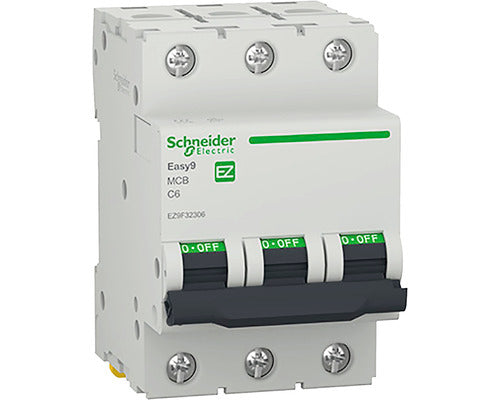 Disjunctor Electric Modular Schneider Easy9 3p 6a 4, 5ka, Curba C