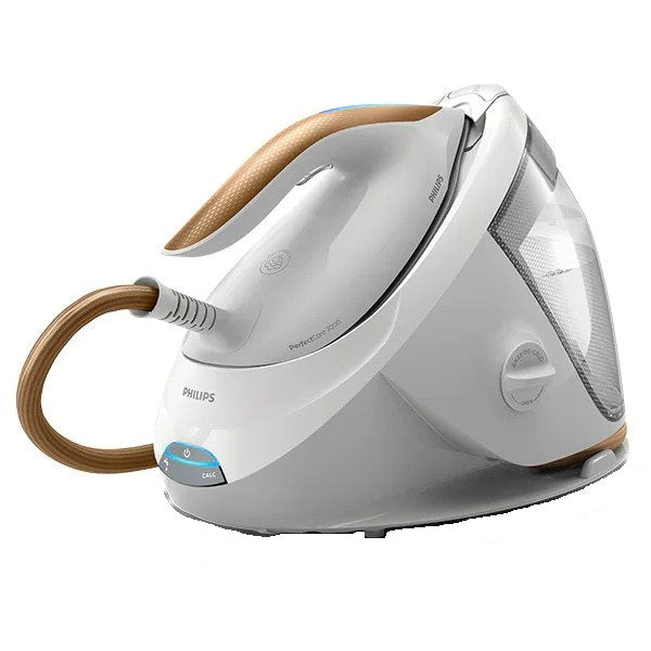 Statie de calcat PHILIPS PerfectCare seria 7000 PSG7040/10, 2100W, 600g/min, 1.8l, talpa SteamGlide Elite, alb-auriu