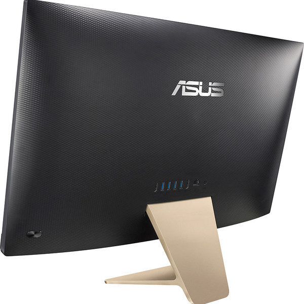 Sistem PC All in One ASUS M3400WYAK-BA017W, AMD Ryzen 7 5825U pana la 4.5GHz, 23.8" Full HD, 16GB, SSD 512GB, AMD Radeon Graphics, Windows 11 Home, Negru-Auriu