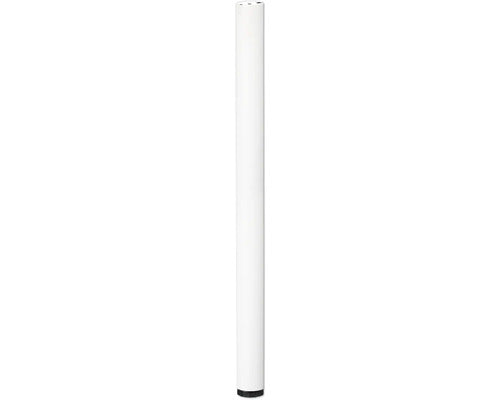 Picior Masa Rotund Tarrox Ø60x710 Mm, Inaltime Reglabila, Alb