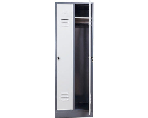 Fiset Metalic 2 Usi Fam Md34 600x450x1800 Mm, Cu Polita Si Bara De Haine