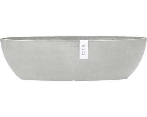 Ghiveci Ecopots Sofia Cu Sistem De Irigare Plastic 56x14x16 Cm Gri