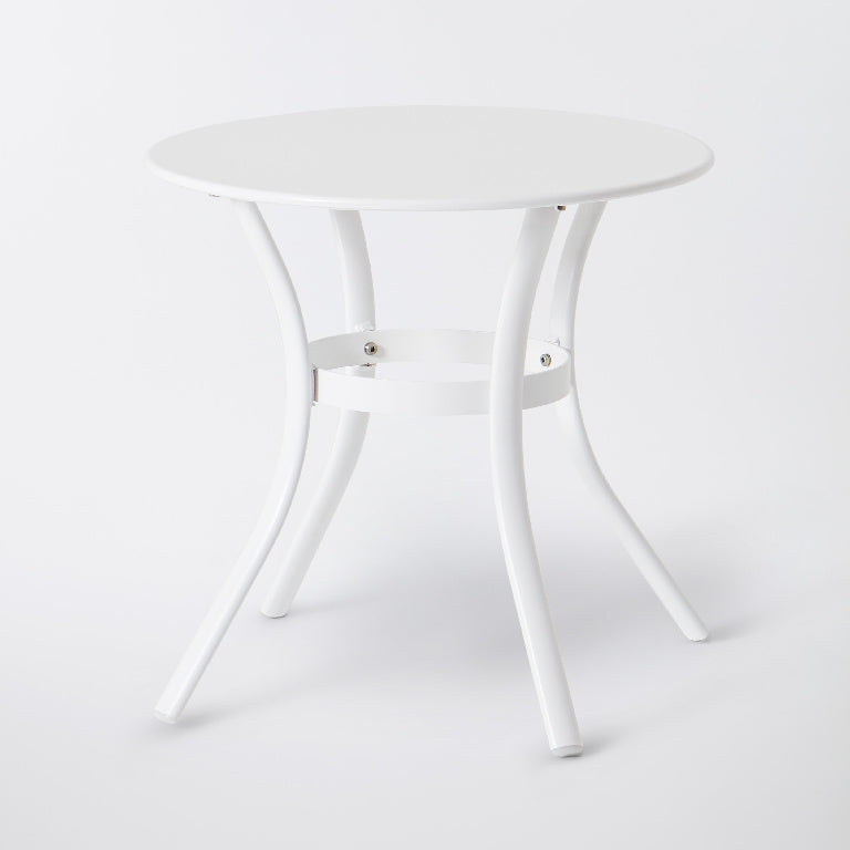 Masuta de gradina pentru copii Janeiro, culoare alb, diametru 50 cm