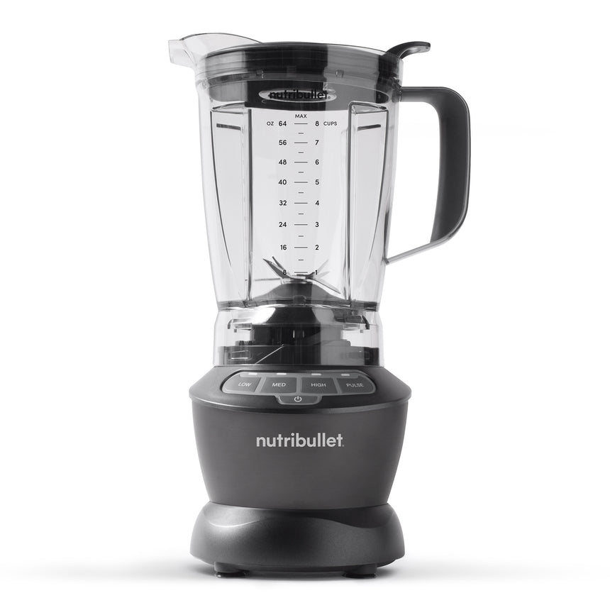Blender Nutribullet 1200 W, 3 viteze + Puls, capacitate 1.8 l, Gri