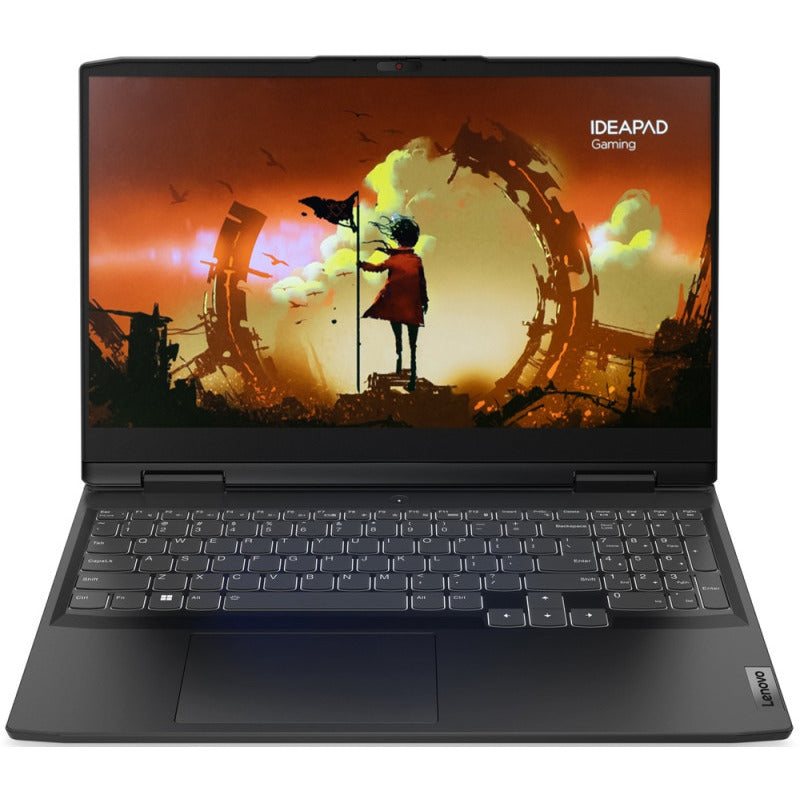 Laptop Gaming Lenovo IdeaPad 3 15ARH7 cu procesor AMD Ryzen™ 5 7535HS pana la 4.55 GHz, 15.6" Full HD, IPS, 120Hz, 16GB, 512GB SSD, NVIDIA GeForce RTX 2050 4GB GDDR6, No OS, Onyx Grey