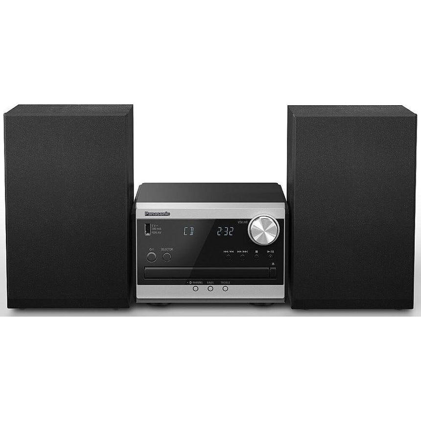 Microsistem audio PANASONIC SC-PM270EG-S, 20W, CD, Bluetooth, Radio FM, argintiu