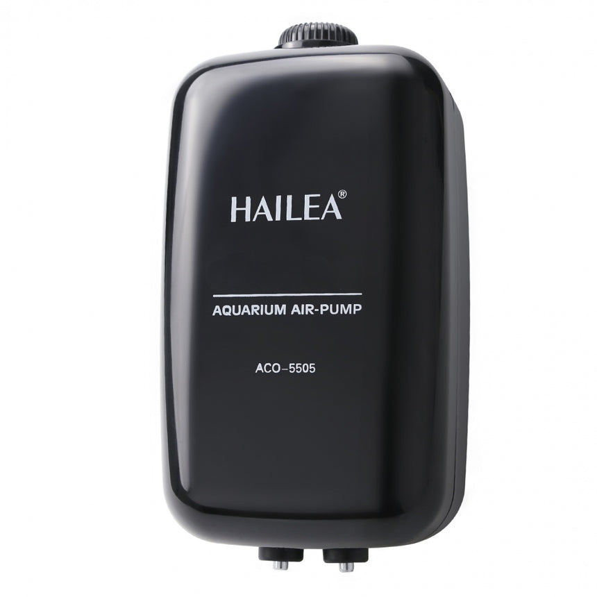Pompa aer acvariu Hailea super silent ACO-5505, 5.5L/min