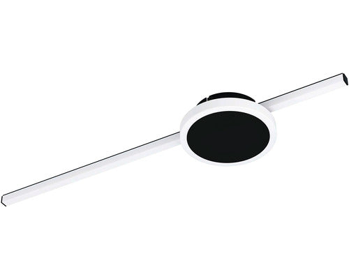 Plafoniera Sarginto, 13cm Alb/negru