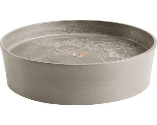 Farfurie Ecopots Cu Role Ø 28, 7 Cm H 8, 3 Cm Maro-gri