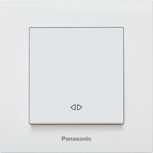 Intrerupator Panasonic Karre Plus, cap cruce, Alb
