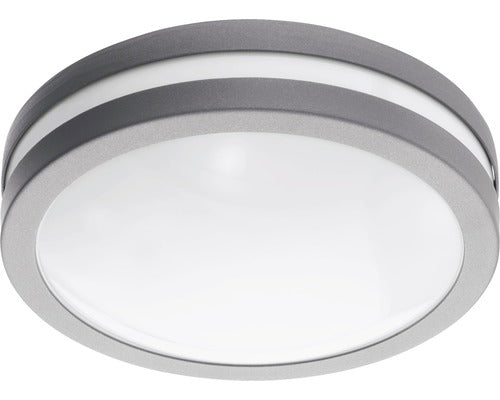 Plafoniera Cu Led Integrat Eglo Crosslink 14w 1400 Lumeni, Lumina Calda, Pentru Exterior Ip44, Argintiu/Alb