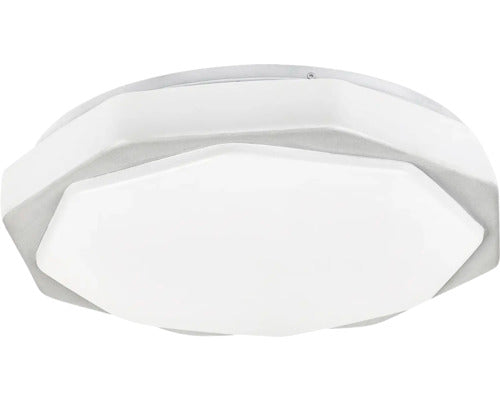Plafoniera Cu Led Integrat Dettora 18w 1150 Lumeni Ø76 Cm, Lumina Alba 3000-6000k, Alb, Incl. Telecomanda