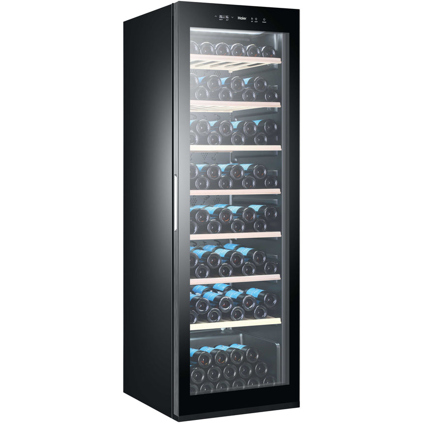 Racitor de vinuri Haier WS171GA, 171 sticle, LED, Monozone, Clasa G, H 185cm, Negru