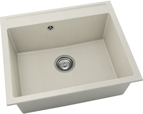 Chiuveta Bucatarie Cu O Cuva Fat Avangard 227 60x51 Cm, Fara Picurator, Fatgranit Beige