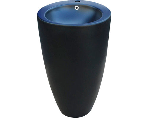 Lavoar Freestanding Rotund, 50 cm, Negru Mat, P2066MB