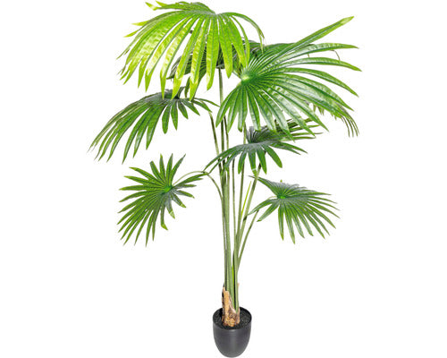 Pom Artificial Washingtonia In Ghiveci H 150 Cm Verde