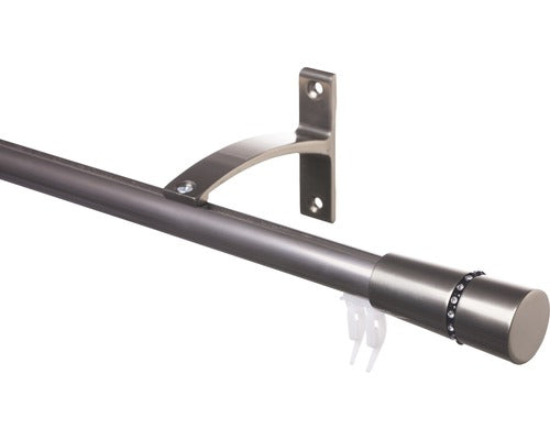 Galerie Simpla Aluminiu, Prindere De Perete, Ø 20 Mm Inox 100 Cm - Capat Royal