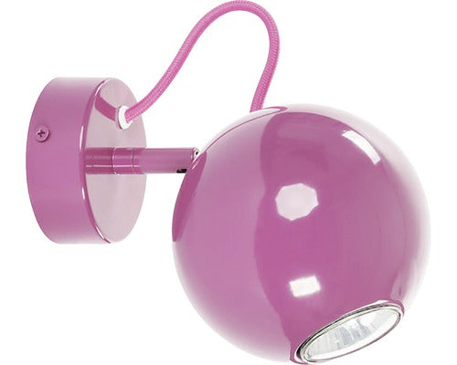 Spot Aplicat Malwi Gu10 Max. 1x35w, Roz, Pentru Camera Copiilor
