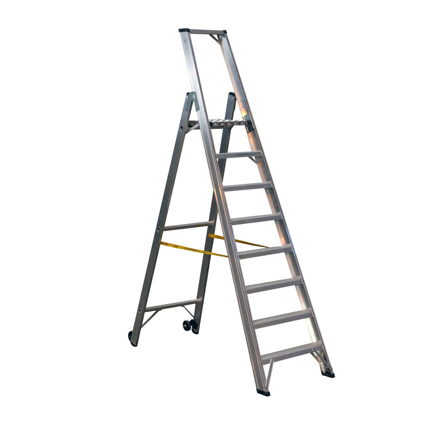 Scara dubla cu 1*8 trepte Alverosal , Aluminiu