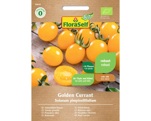 Seminte Legume Floraself Bio Rosii Cherry Golden Curran 150 gr