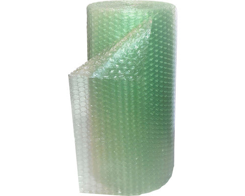 Folie Cu Bule Mari De Aer 120cm X 16m, 120g/m², Verde-transparent