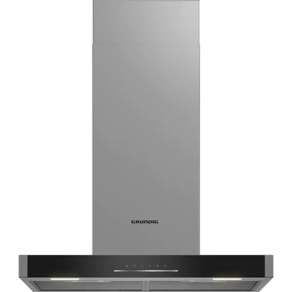 Hota Decorativa GRUNDIG GDKP2464BBSC, 1 motor, 700 m3/h, L 60 cm, Negru-Inox