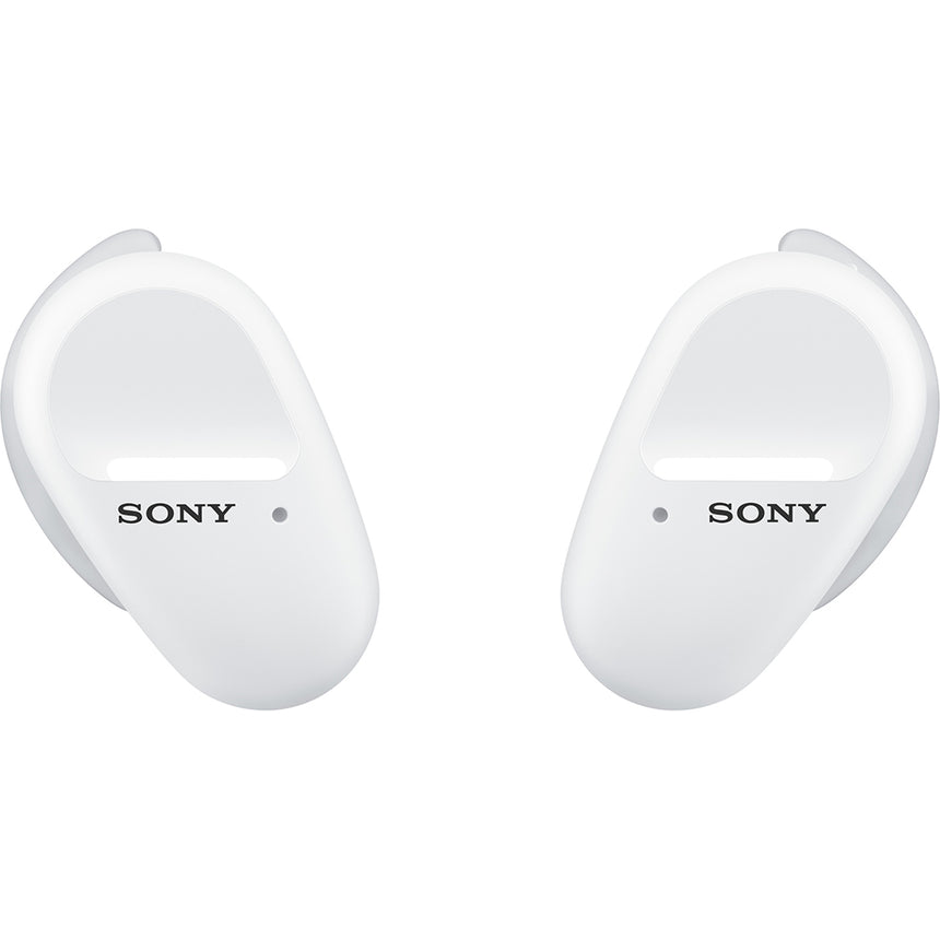 Casti sport In-Ear Sony WF-SP800NW, True Wireless, Bluetooth, Microfon, Autonomie 18 ore, Alb