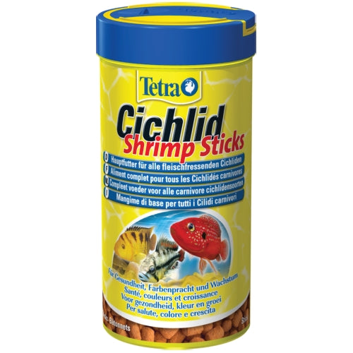 Hrana pentru pesti Tetra Cichlid Shrimp Sticks, 250 ml