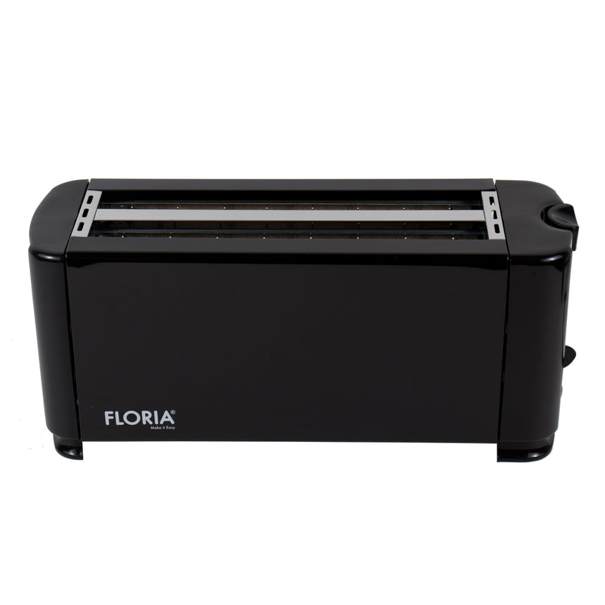 Prajitor paine dublu FLORIA ZLN-2706, Negru Putere 1300W, 2 fante, 4 felii