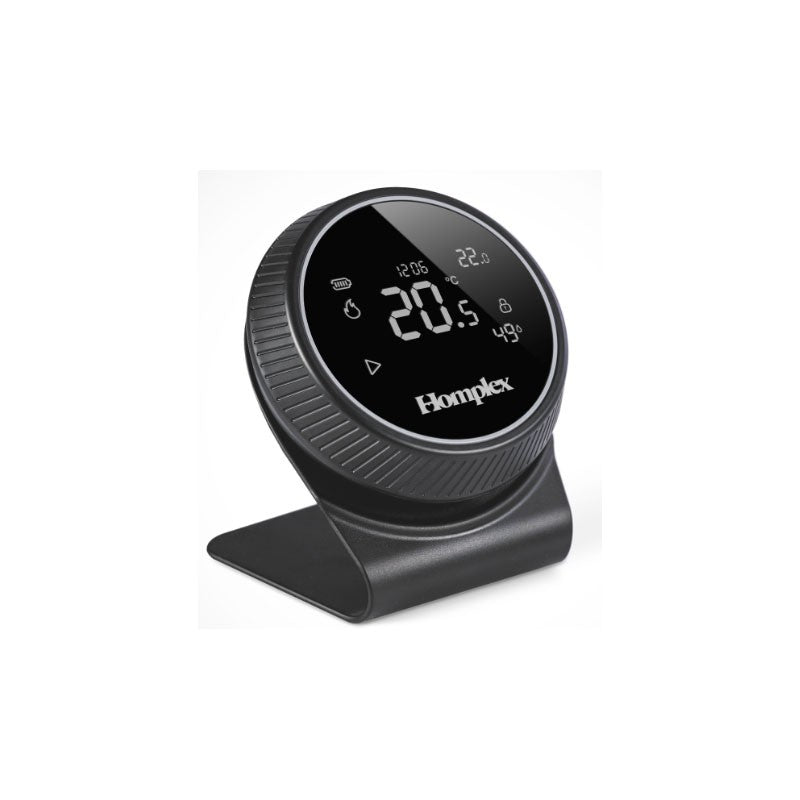 Termostat ambiental programabil inteligent Homplex NX1, wireless, control prin internet - NEGRU
