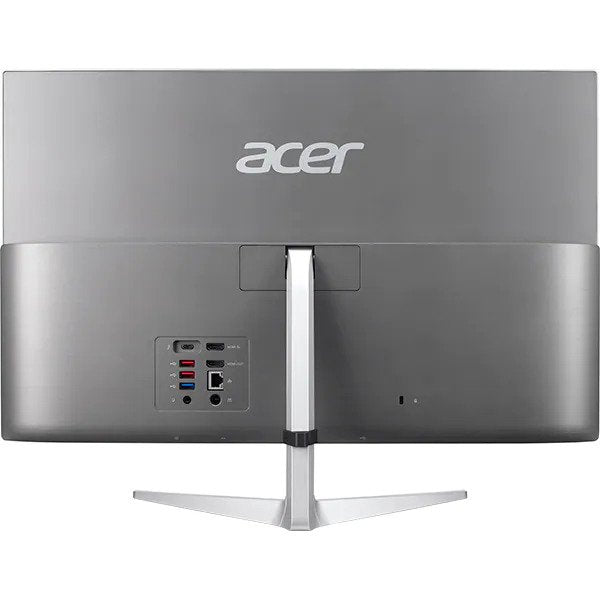 Sistem PC All in One ACER Aspire C24-1651, Intel Core i5-1135G7 pana la 4.2GHz, 23.8" Full HD Touch, 8GB, SSD 512GB, NVIDIA GeForce MX450 2GB, Windows 10 Home, Argintiu