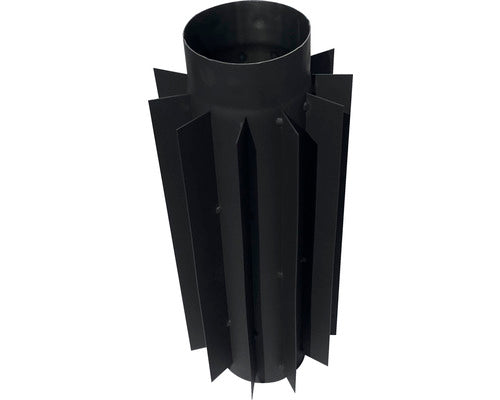 Burlan Recuperator Negru Ø120 Mm Cm Otel