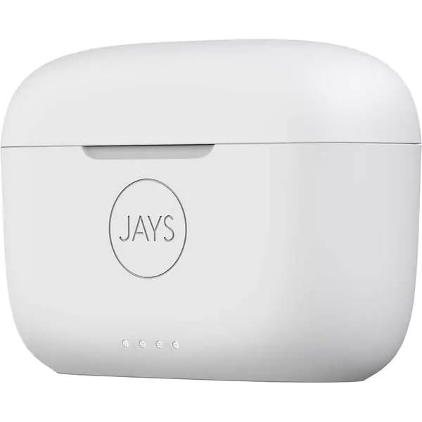 Casti JAYS t-Seven, True Wireless, Bluetooth, In-Ear, Microfon, Noise Cancelling, Alb