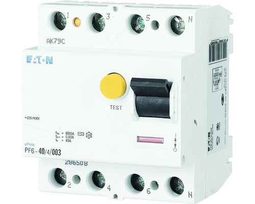 Intreruptor Simplu Cu Protectie Diferentiala Eaton Xpole 4p 25a 6ka/100ma