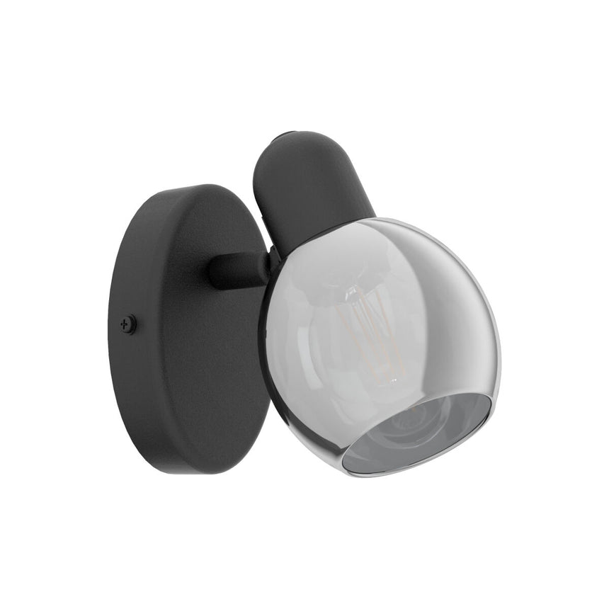 Eglo, 98624, Pollica, Spot Lampa, E14, 1X10W, Ip20, Negru-Transparent