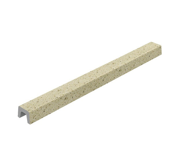Prag Cabina Dus Fat Aspen, Drept, Granixit, 100 cm, Bej-Negru
