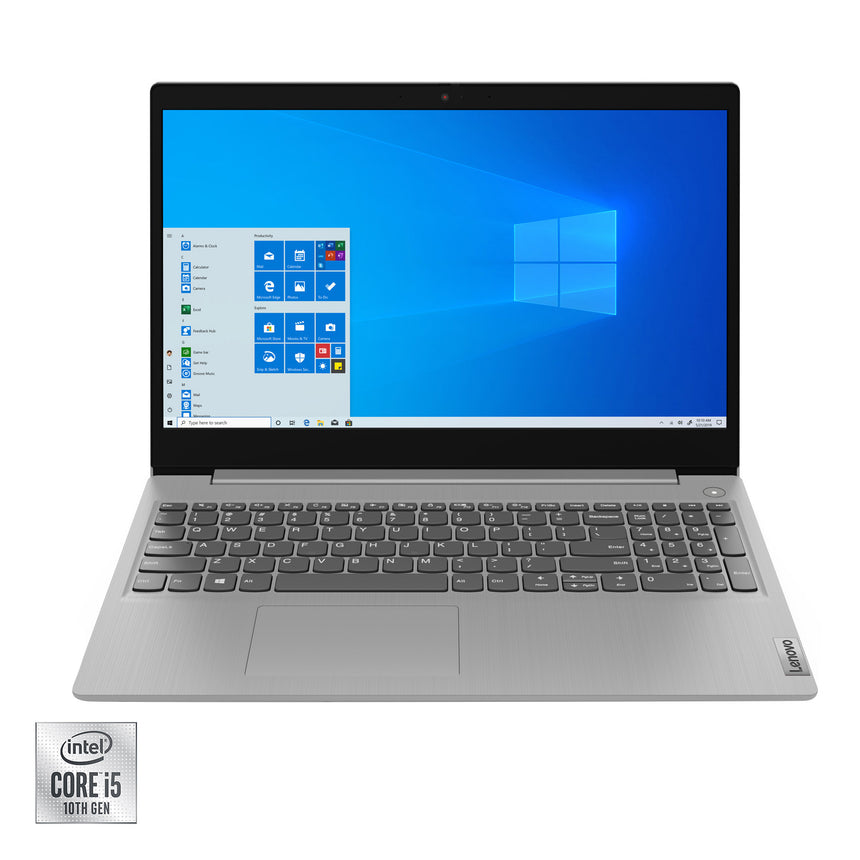 Laptop Lenovo IdeaPad 3 15IIL05 cu procesor Intel Core i5-1035G1 pana la 3.60 GHz, 15.6", HD, 12GB, 256GB SSD, Intel UHD Graphics, Windows 10 Home S, Platinum Grey