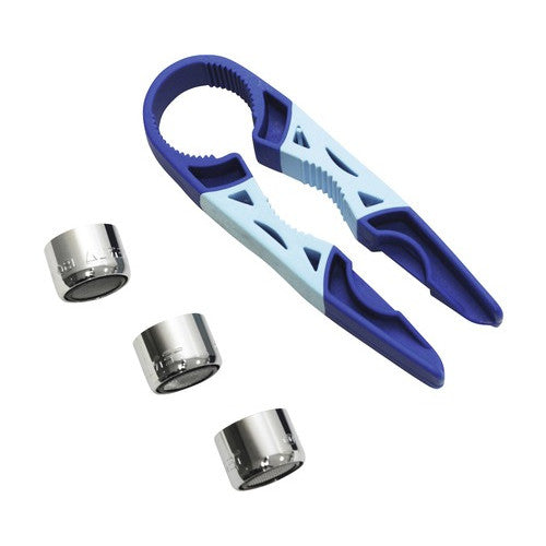 Set regulator debit, Sodifer, pentru baterii IG, 3 bucati aeratoare, cu cleste de montaj