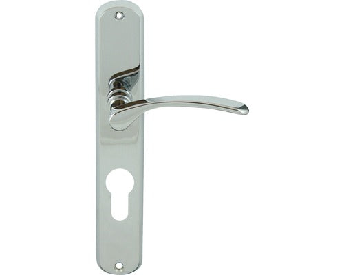 Manere Cu Sild Usa Interior Verofer Vieneta 90/235 Mm, Pentru Cilindru, Crom Lucios