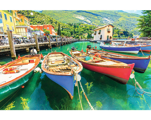 Tablou Canvas Barci Colorate 90x60 Cm