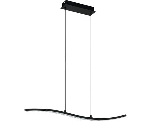 Pendul Cu Led Integrat Lejias 21, 5w 2600 Lumeni, Negru