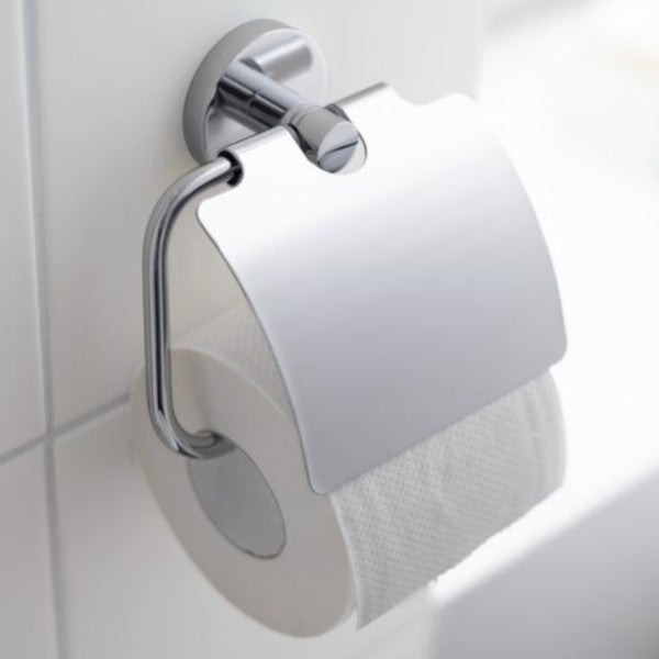 Suport de hartie igienica Grohe Essentials, fixare ascunsa, metal Cromat