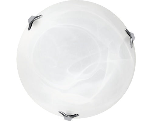 Plafoniera Top Light 5504/40/cr/al E27 Max. 2x60w, Alb Alabastru/crom