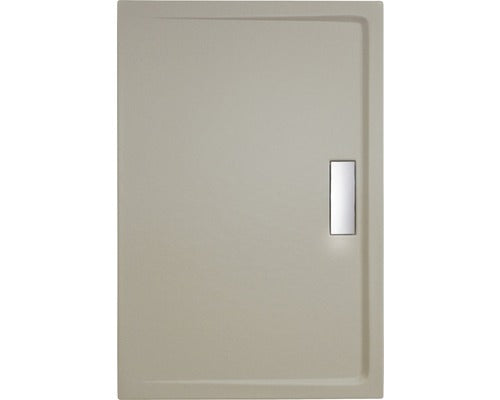 Cadita dus dreptunghiulara slim Belform Celesta, 120x80 cm, Gri