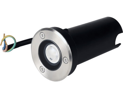 Spot Led Incastrat Mon 1w 68 Lumeni Ø67 Mm, Pentru Exterior Ip67, Negru/gri