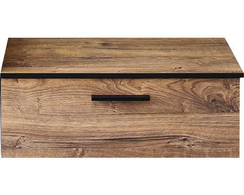 Dulap baie baza suspendat PELIPAL 374, 1 clapeta, PAL, 71x27,5 cm, stejar Ribbeck