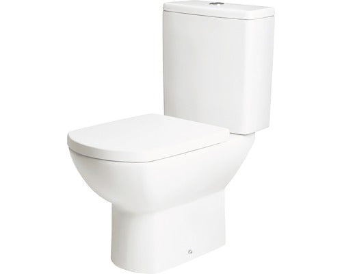 Vas WC Gala Smart, evacuare orizontala, din portelan si caolin, alb
