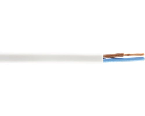Cablu Myyup (H03vvh2-f) 2x0, 75 Mm² Alb, Inel 25m