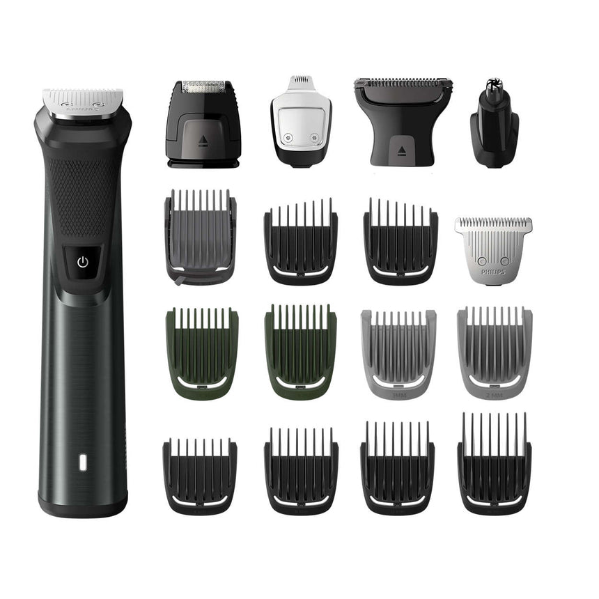 Aparat de tuns Philips MG7785/20, DualCut, rezistent la utilizarea sub dus, toc de transport, Negru