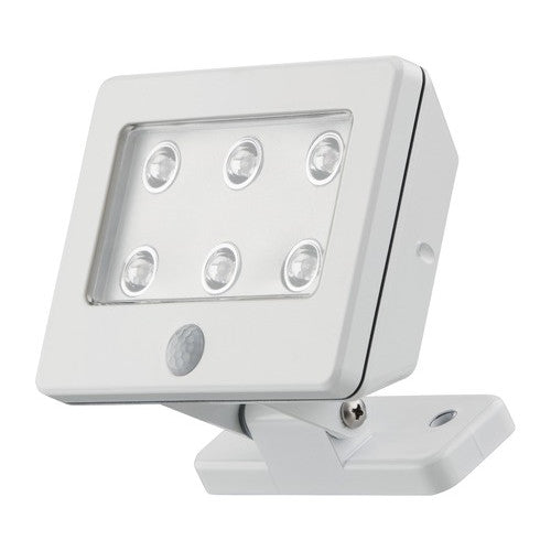 Proiector cu LED integrat Lero 0, 36W 30 lumeni IP54, senzor de miscare, lumina rece, alb